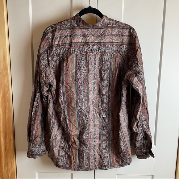 Peruvian Connection Pima Cotton button down - Picture 3 of 4